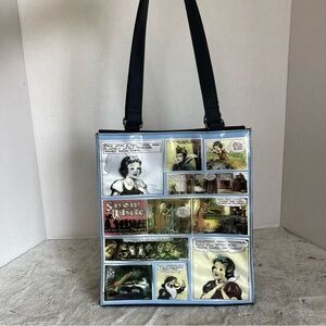 RARE Vintage Disney Snow White & Seven Dwarfs Comic Handbag Purse Bag